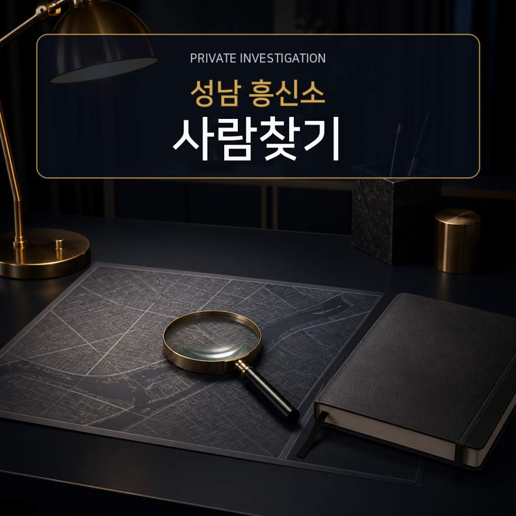 성남 사람찾기·소재파악 전문 흥신소