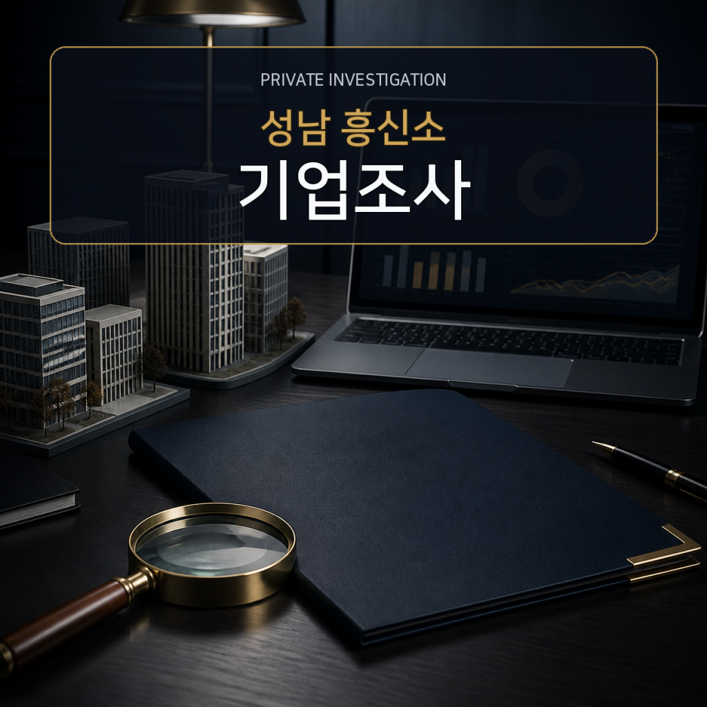 성남 기업·거래처 조사 전문 흥신소
