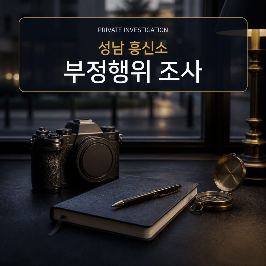 성남 부정행위 사실조사 전문 흥신소
